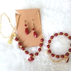 Hand made jewelry set